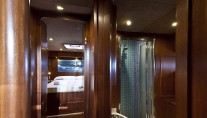 Sailing Yacht Myosotis -  Master Cabin and bathroom